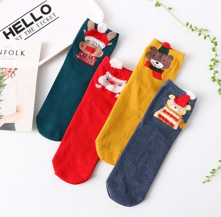 Unisex Casual Breathable Underwear & Socks, Yellow, Socks
