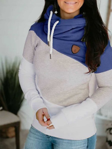 

Multicolor Solid Hoodie Long Sleeve Casual Sweatshirt, Hoodies&Sweatshirts
