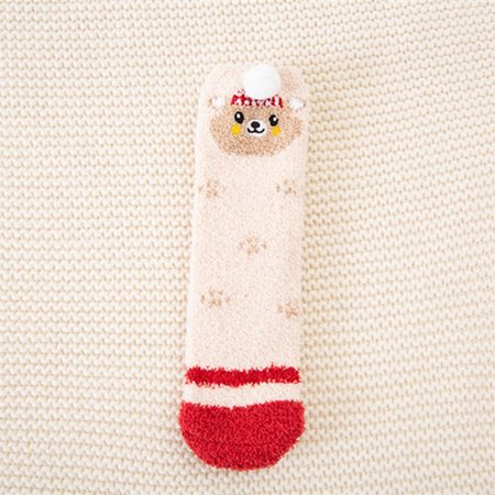 

JFN Coral velvet Christmas lady's socks, Socks