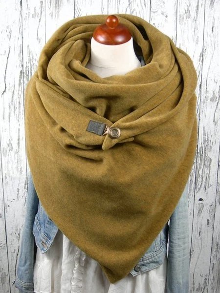 

Sciarpa Casuale Patchwork di Cotone, Mostarda, Scarves&Gloves