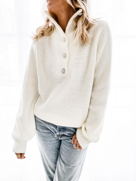 

Maglione Dritto Dolcevita Vintage, Bianco, Blouses & Shirts