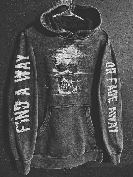 

Long Sleeve Cotton-Blend Sweatshirt, Gray, Tops