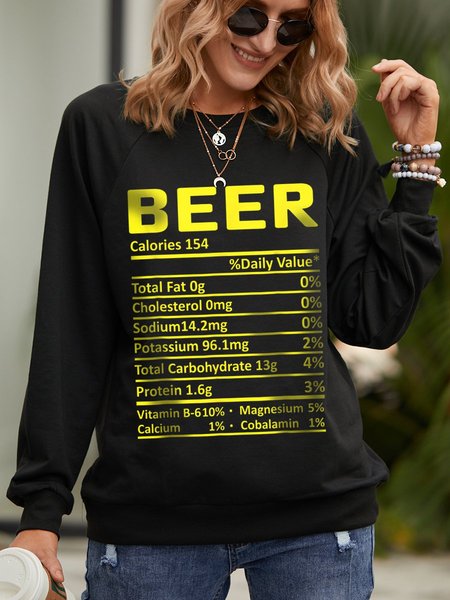 

Beer funny shirt, Christmas beer nutrition facts 2020 pullover, Black, Hoodies&Sweatshirts