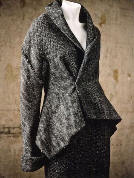 

Cotton Vintage Jacket, As picture, Blazers