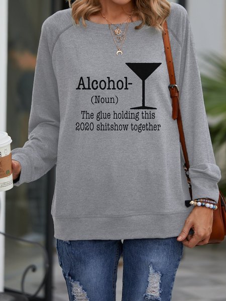 

Alcohol Sweatshirt, Gray, Hoodies&Sweatshirts