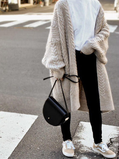

Solid Outdoor Wool Blend Sweater, Apricot, Sweaters