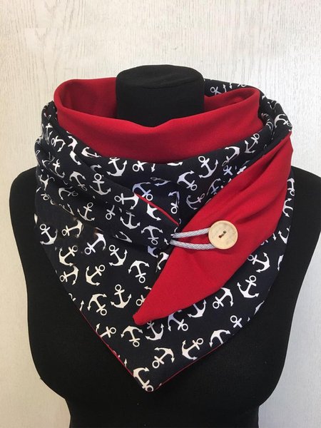 

Anchor casual knitted scarf and shawl, Red, Scarves & Gloves