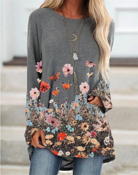 

Dritto Top, Grigio, Blouses & Shirts