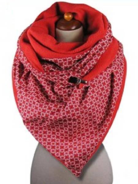 

Cotton-Blend Floral-Print Casual Scarves & Shawls, Red, Scarves & Gloves