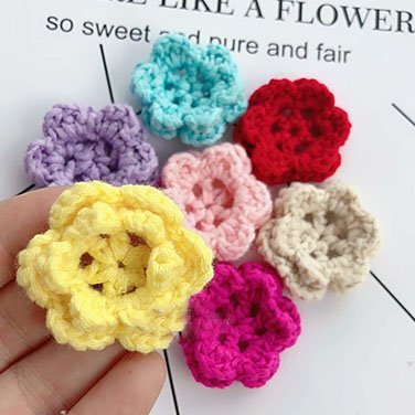 

Fatto a mano, fatto a mano filato Fai da te fiore, Giallo, Accessories