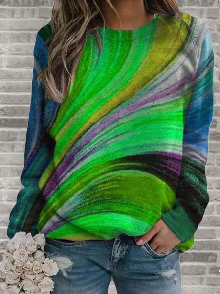 

Crew Neck Tops, Green, Hoodies&Sweatshirts