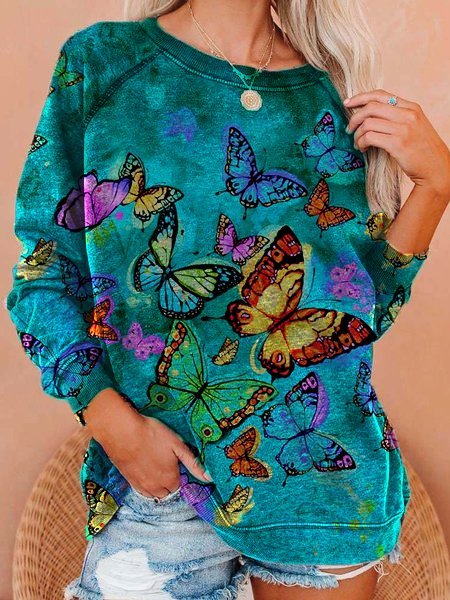 

Vacanza Maniche Lunghe Felpa, Blu, Hoodies & Sweatshirts