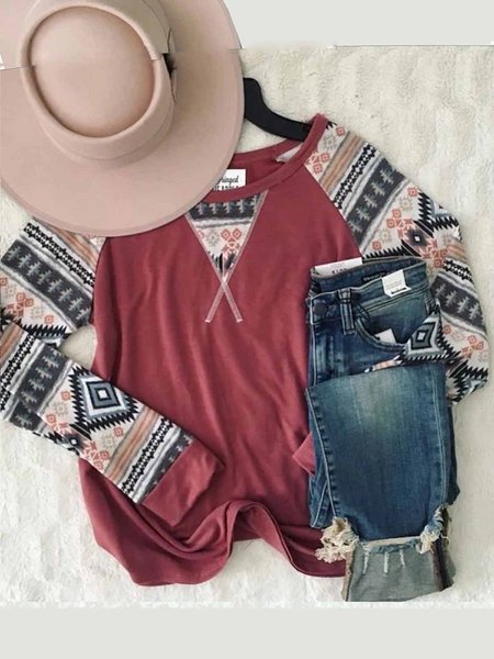 

Cotton-Blend Casual Shirts & Tops, Red, Winter Clearance