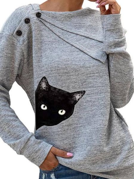 

Long Sleeve Casual Shirts & Tops, Gray, Sweaters & Cardigans