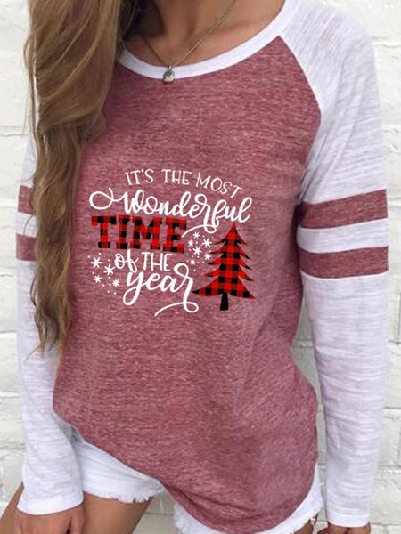 

Long Sleeve Letter Shirts & Tops, Red, Tees & T-shirts