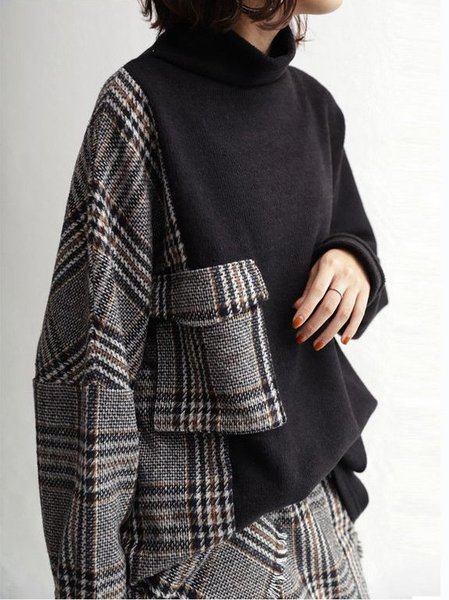 

Long Sleeve Turtleneck Sweatshirts, Black, Sweatshirts & Hoodies