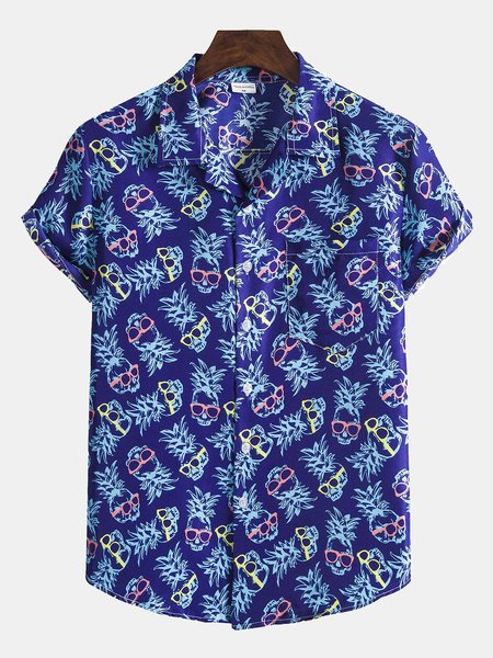

Men's Basic Shirt Collar Shirts, Blue, Winter Clearance