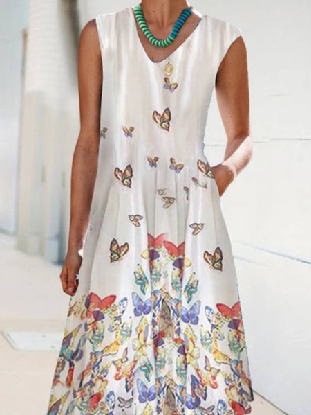 

A-Line Dresses, White, Dresses