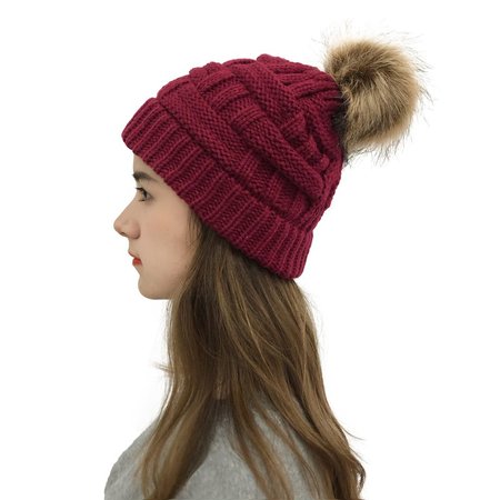 

Wool Cap, Wine red, Auto-clearance