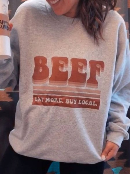 

Cotton-Blend Sweatshirt, Gray, Hoodies & Sweatshirts