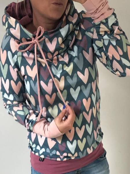 

Long Sleeve Cotton Geometric Sweatshirt, Image color, Hoodies&Sweatshirts