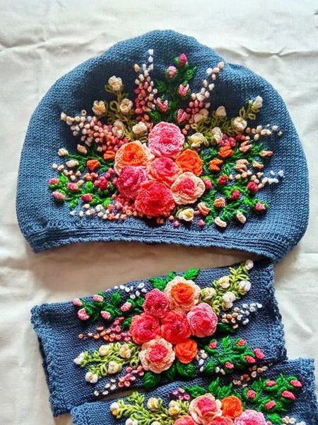 

Winter Warm Hat, Blue, Hats & Headwear