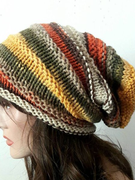 

women knnited hats, Multicolor, Hats