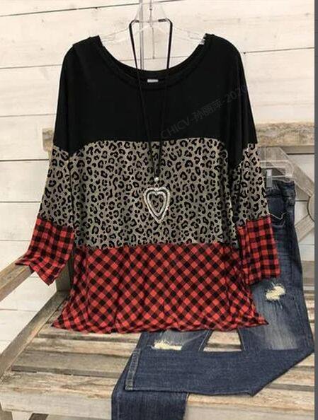 

Vintage Color-Block Shirts & Tops, Red, Tops