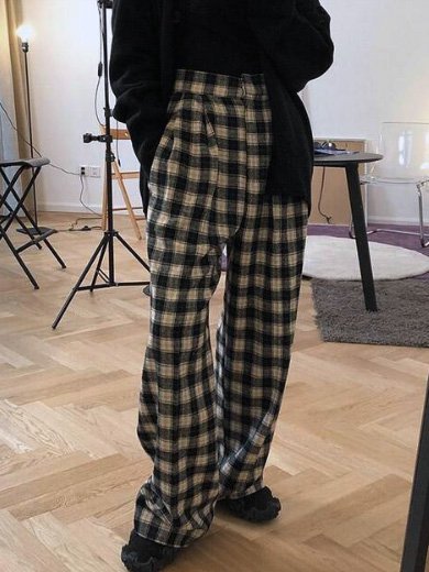 

Vintage Pants, Dark green, Pants