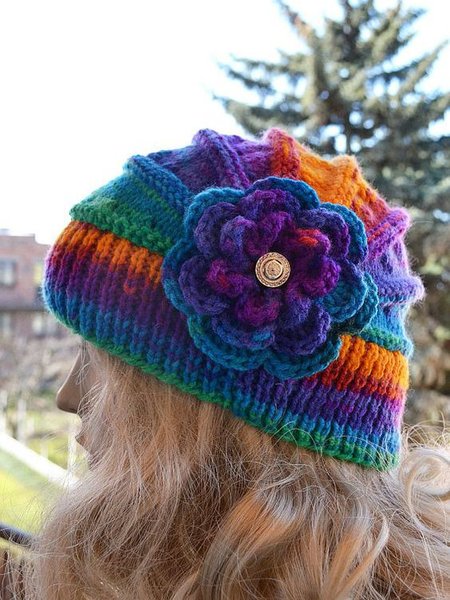

Knitted hat, Multicolor, Accessories