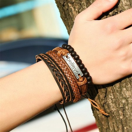 

Casual Bracelets, Black-brown, Winter Clearance