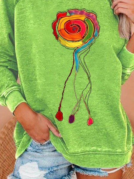 

Long Sleeve Casual Sweatshirts, Green, Sweatshirts & Hoodies