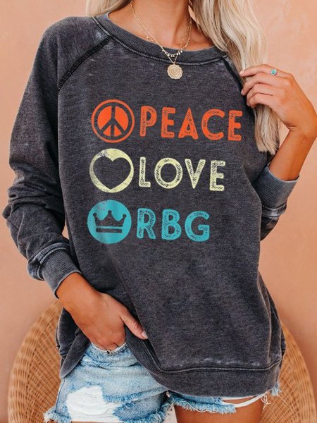 

Long Sleeve Casual O-Neck Sweatshirt, Black, Hoodies&Sweatshirts