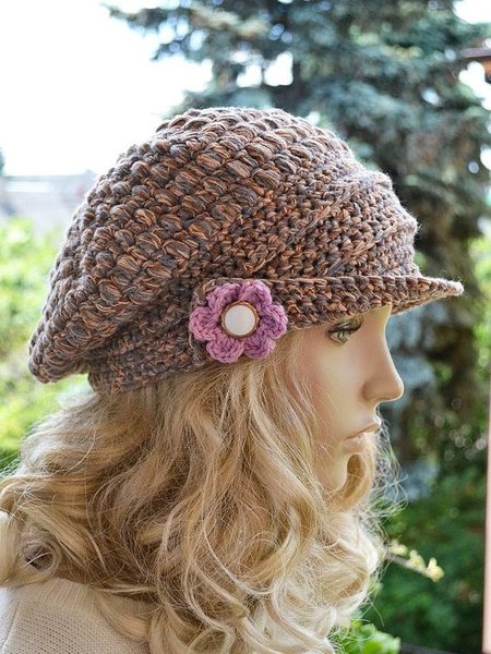 

Knitted hat, Multicolor, Hats