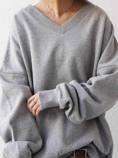 

Casual Long Sleeve Shirts & Tops, Gray, Hoodies & Sweatshirts