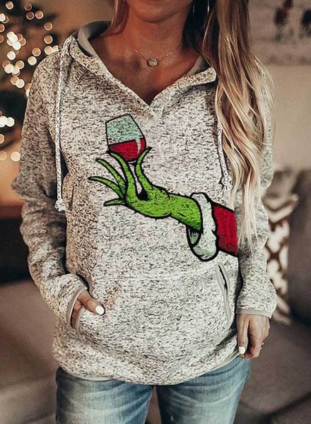 

Long Sleeve Casual Sweatshirts, Gray, Hoodies & Sweatshirts