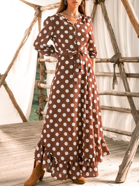

Brown Vintage Swing Women's Clothing, Auto-clearance