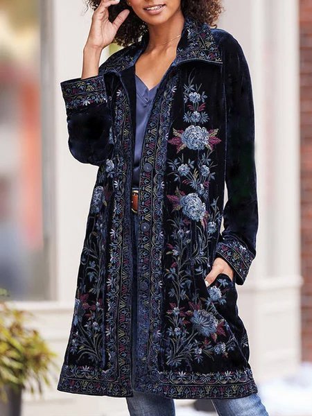 

Long Sleeve Cardigan, Dark blue, Cardigans