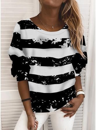 

Casual Crew Neck Sweater, As picture, Sweaters