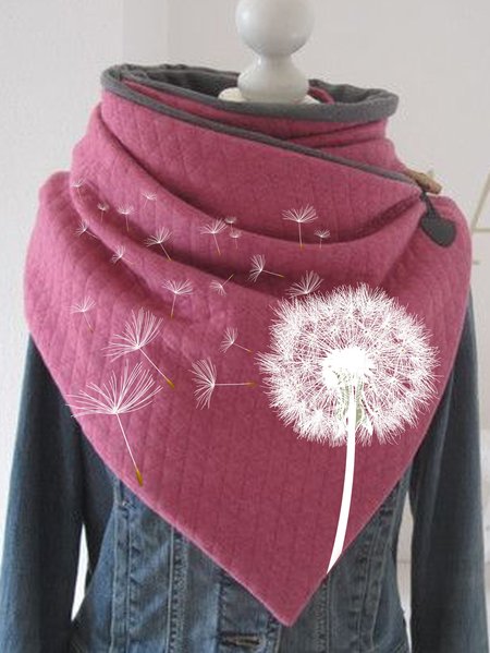 

Dandelion print scarf, Pink, Women Scarves & Shawls