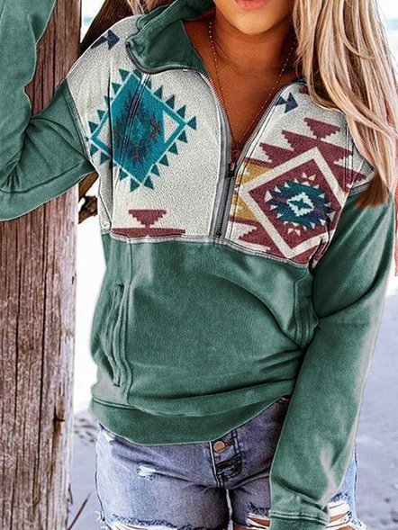 

Cotton-Blend Casual Sweatshirts, Green, Sweatshirts & Hoodies