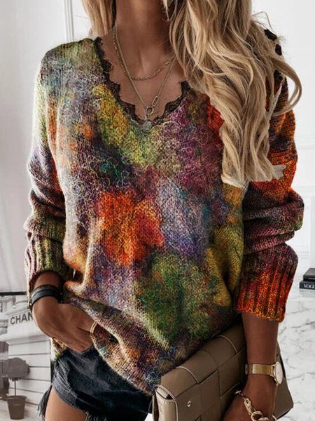 

Vintage Cotton-Blend Printed Shirts & Tops, Multicolor, Winter Clearance