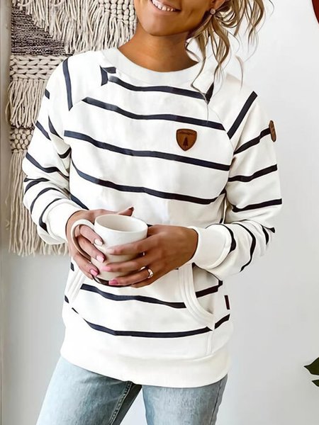 

Long Sleeve Casual Shirts & Tops, White, Tops
