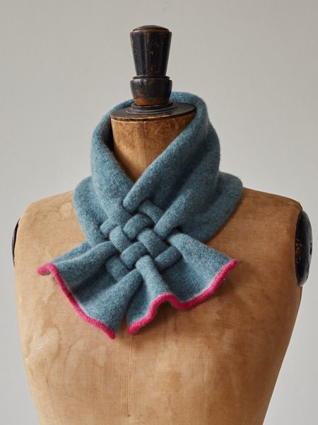 

Winter Warm Bobble Scarf, Gray, Scarves&Gloves
