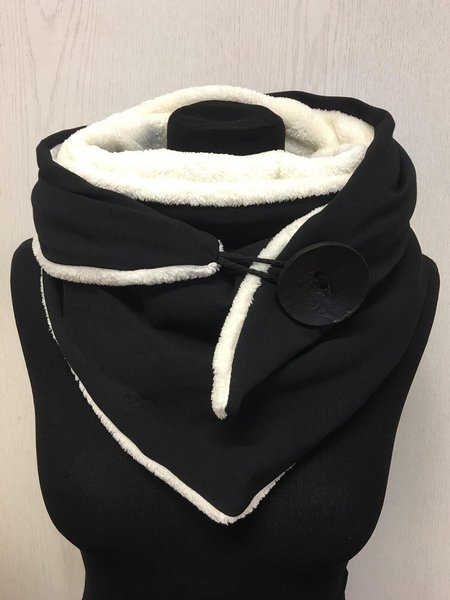 

Multicolore Casuale Maglia Sciarpe & Scialli, Nero, Scarves&Gloves