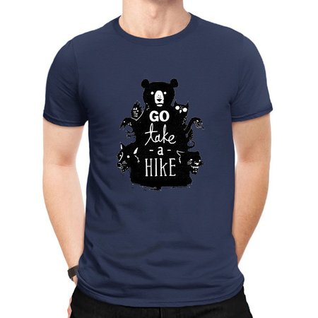 

Bear Go Take A Hike Graphic Tee, Deep blue, T-shirts