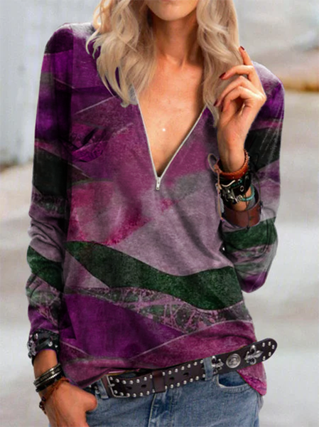 

Top Dritto Maniche Lunghe, Rosa, Blouses & Shirts