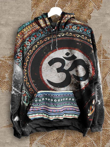

Hoodie Long Sleeve Sweatshirt, Black, Tops