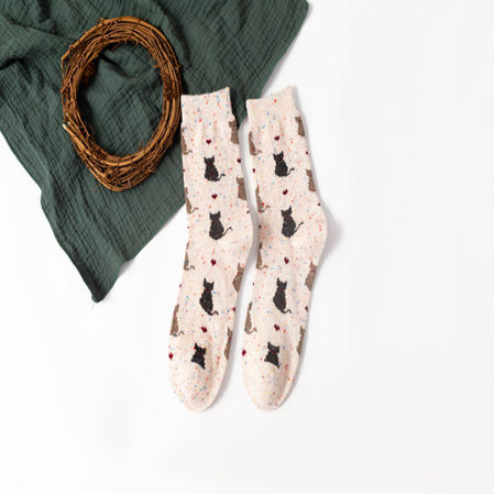 

Multicolor Animal Print Breathable Unisex Underwear & Socks, White, Socks
