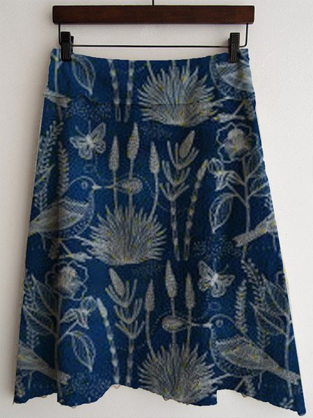 

Animal Vintage Skirt, Blue, Skirts